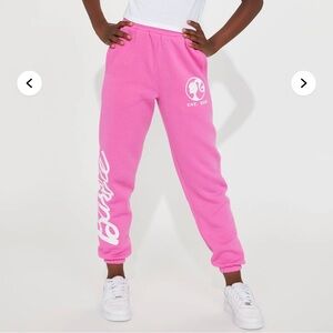 Barbie girls pink sweatpants size 14/16